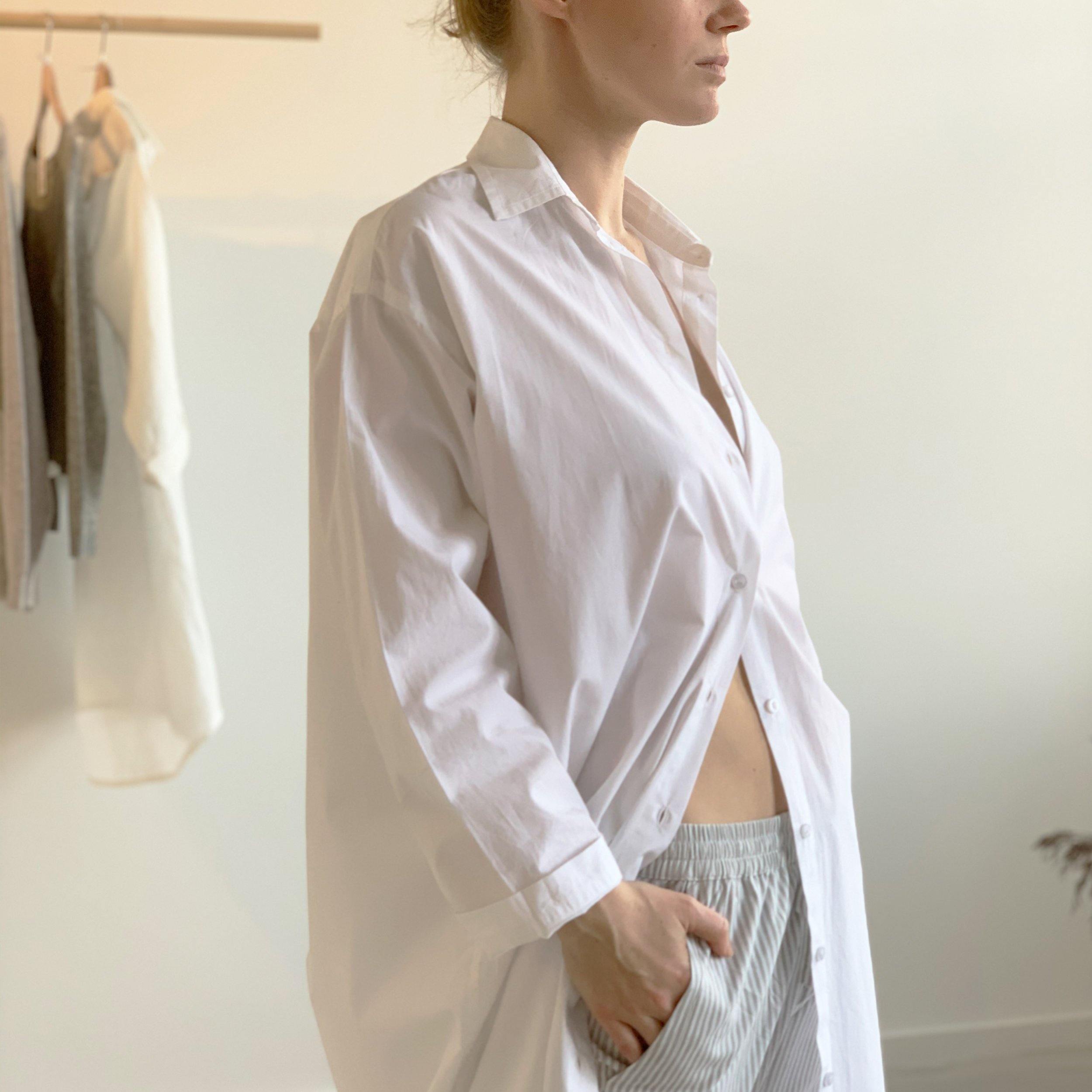 Lina Very Long Shirt - CARE BY ME USA